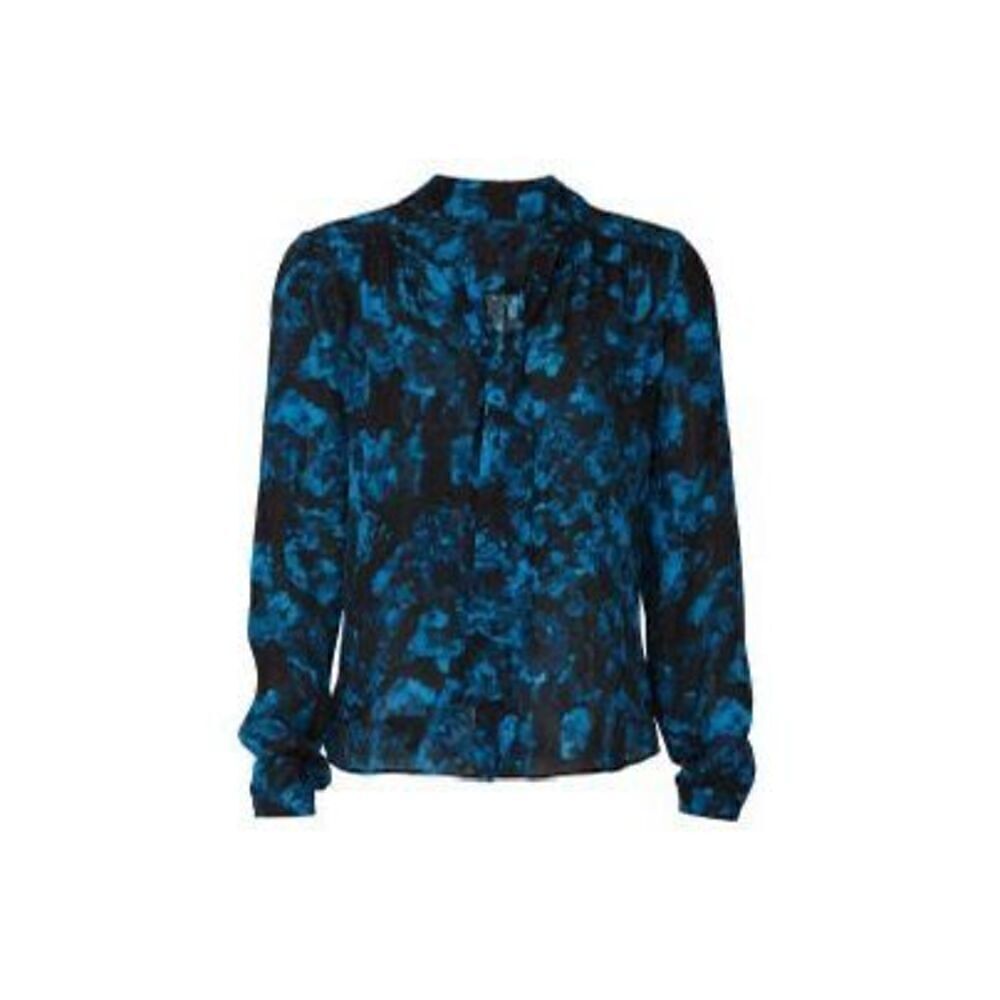 Parker Rio Long Sleeve Blouse in Rainstorm NEW